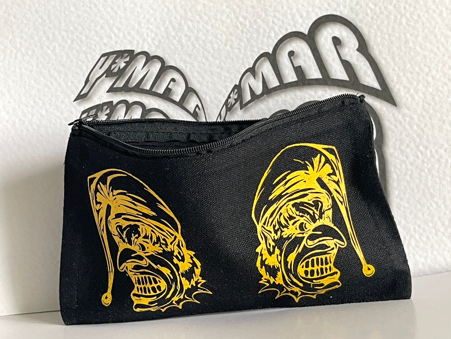 Joker - Canvas Kosmetiktasche - Vintage Style Makeup Organizer Bag