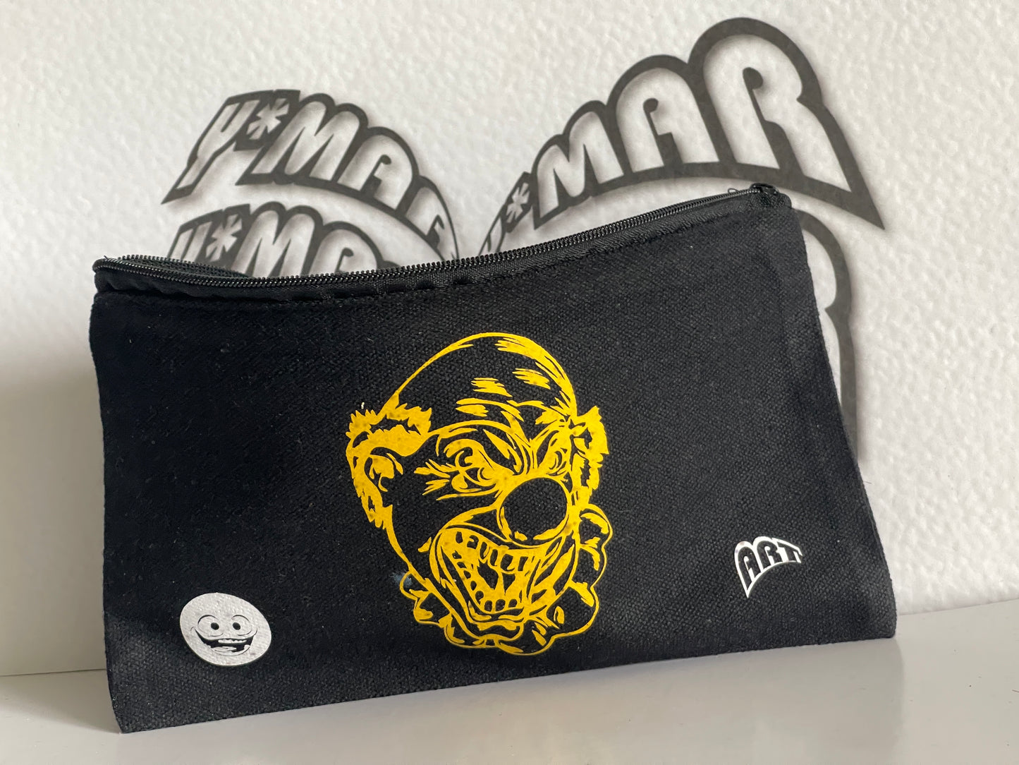 Joker - Canvas Kosmetiktasche - Vintage Style Makeup Organizer Bag