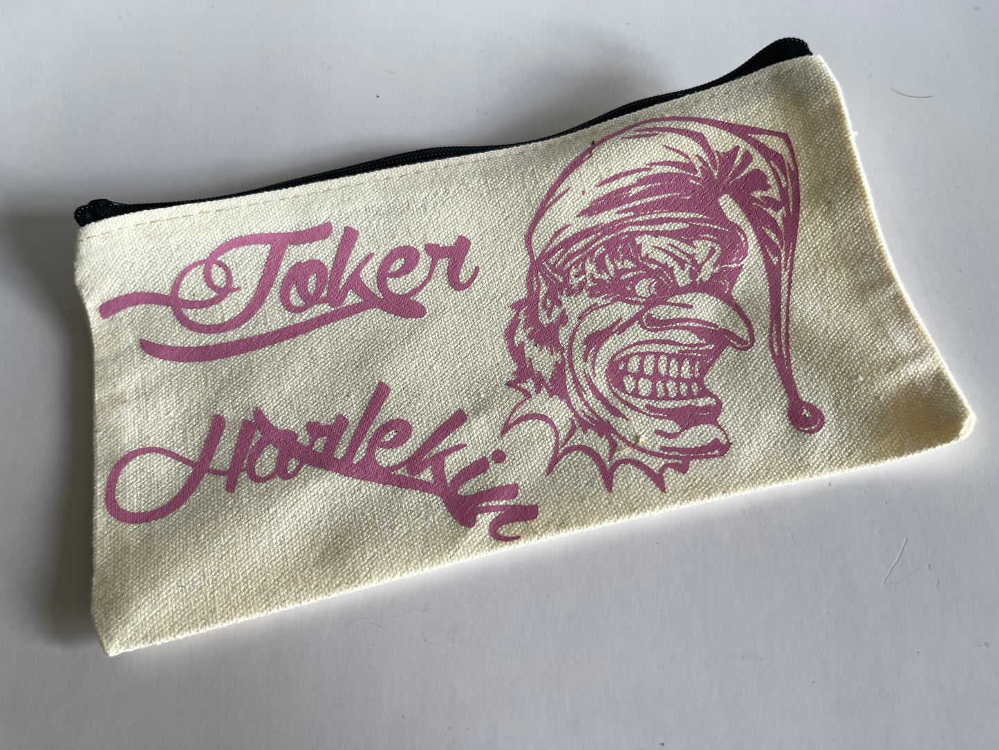Joker Canvas Kosmetiktasche - Vintage Style Makeup Bag