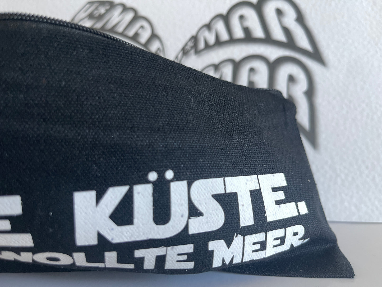 Sie Küste. Canvas Kosmetiktasche - Vintage Style Makeup Bag