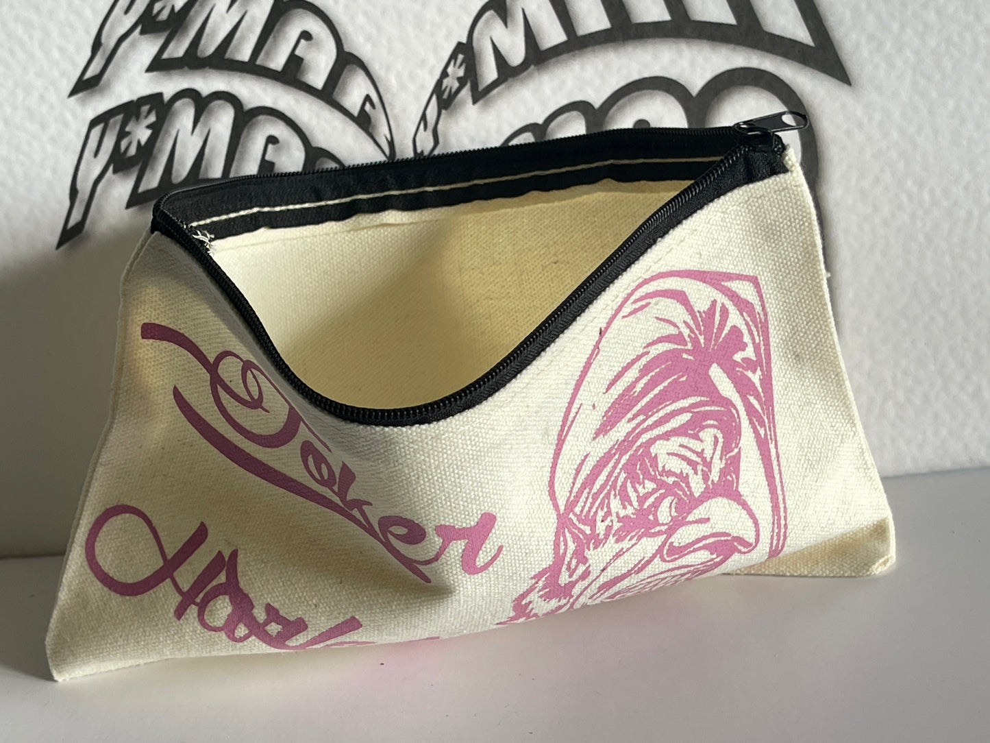 Joker Canvas Kosmetiktasche - Vintage Style Makeup Bag