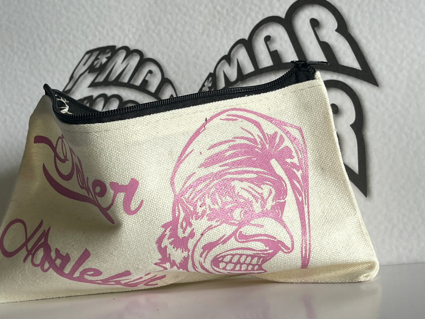 Joker Canvas Kosmetiktasche - Vintage Style Makeup Bag
